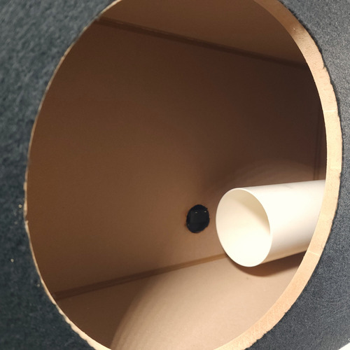 Caja Acústica Grande Con Port Para Subwoofer De 10in
