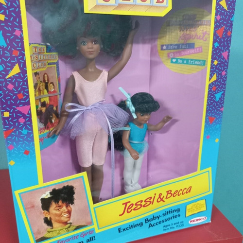 Imagem 1 de 6 de Boneca The Baby Sitters Club Jessi Beca Negra Set 2 1990