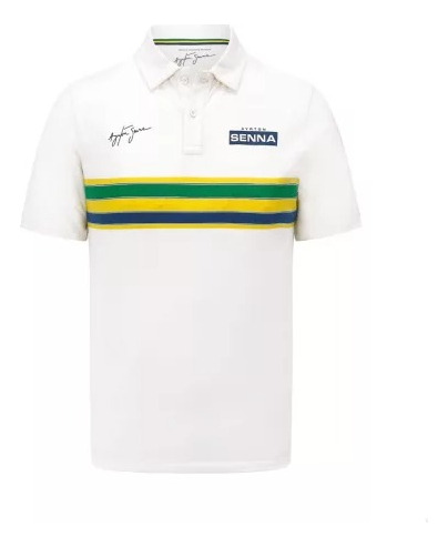 Ayrton Senna Polo Rayas Oficial Fórmula 1 Original