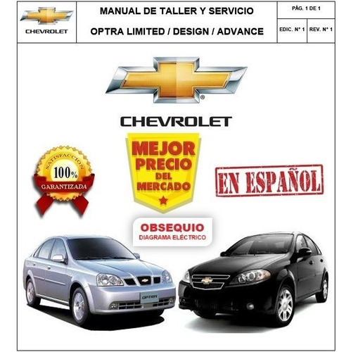 Manual Taller Chevrolet Optra 2006 - 2010 Español Full