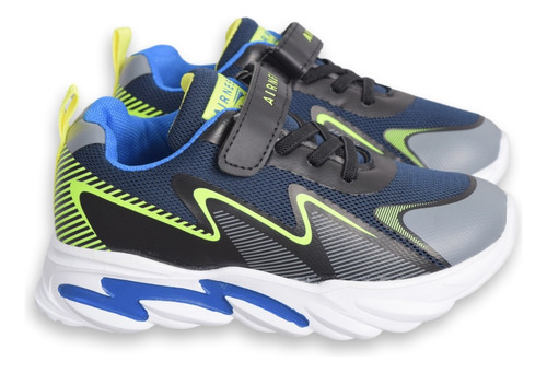 Zapatillas Niños Airness Max Deportivas Elástico Velcro 1845