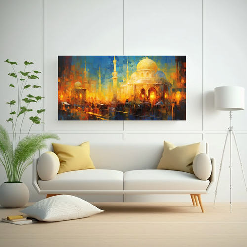 40x20cm Pintura Al Estilo Óleo Horizontal De Hagia Sophia