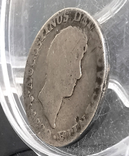Moneda Original Plata Un Real 1822 Agustin De Iturbide