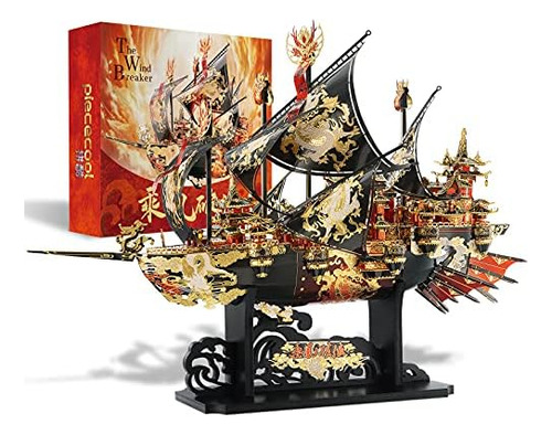 Kit De Puzzles Metálicos 3d Para Construir Modelos De Barco