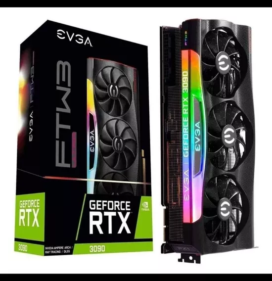 Placa De Video Rtx 3090 Evga Ftw3 24gb