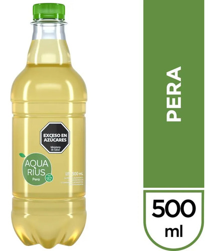 Agua Saborizada Aquarius Pera 500cc