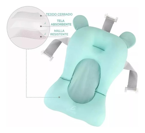 Colchón Baby Splash Baño Bebe Float - Tela Suave