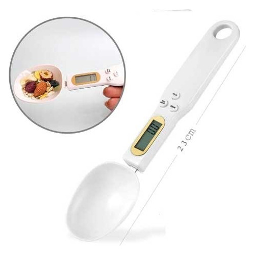 Balanza Tipo Cuchara Digital Lcd Gramera 0.1 A 500 G Cocina 