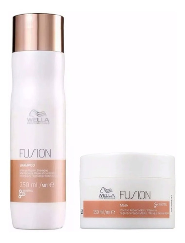 Wella Kit Fusion Restauração Shampoo 250ml + Mascara 150ml 