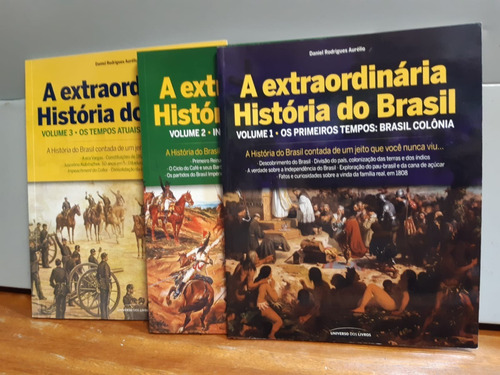 História Do Brasil - 3 Volumes - Box Completo
