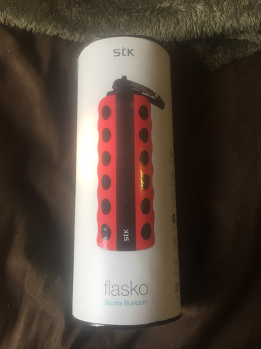 Bocina Bluetooth Stk Flasko Rojo