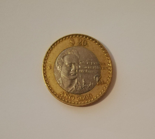 Moneda De $20 Octavio Paz