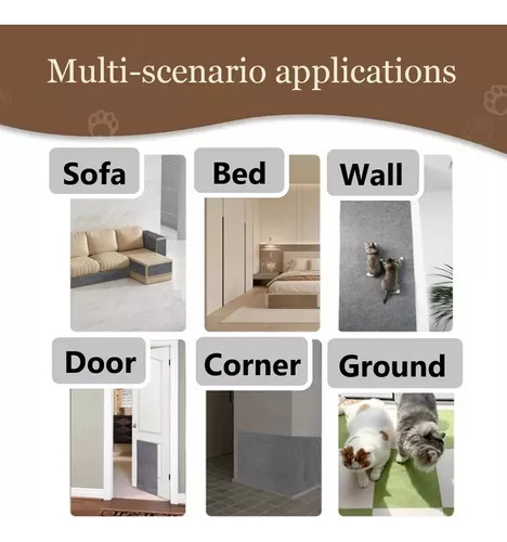 Alfombrilla Antirrayas For Gatos Autoadhesiva Recortable