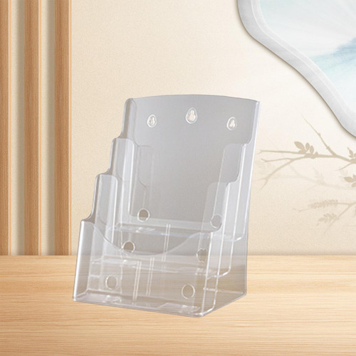 Soporte Para Folletos De Acrílico, Soporte A4 3 Niveles
