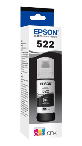 Tinta Epson Original 522 Negro Black 65ml Sgi