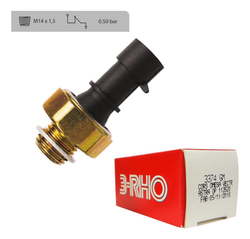 Interruptor Pressão Óleo Motor S10 2.2 I.e 2010 2011