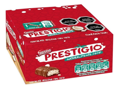 Chocolate Prentigio (relleno De Coco) (16 Uni)