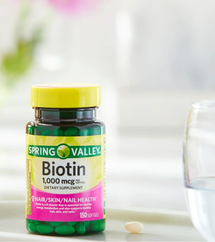 Biotin 1000 Importado Nutre Uñas, Piel Y Cabello 