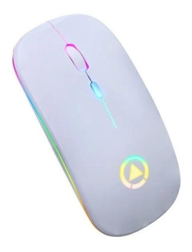 Mouse Para Jogo Sem Fio Recarregável Yindiao  A2 Branco