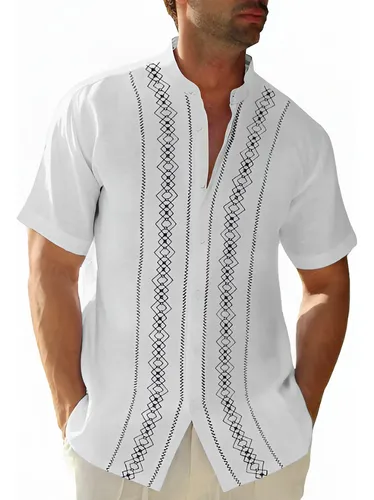 Guayabera de manta hotsell