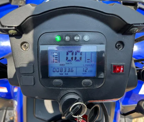 Cuatrimoto Plr Atv 300cc 4x4 Automático Motor 4t Color Azul