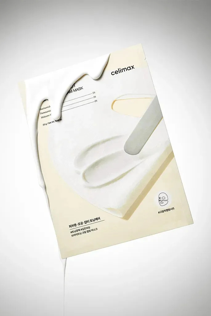Máscara Celimax 1 iluminadora e sensível para poros