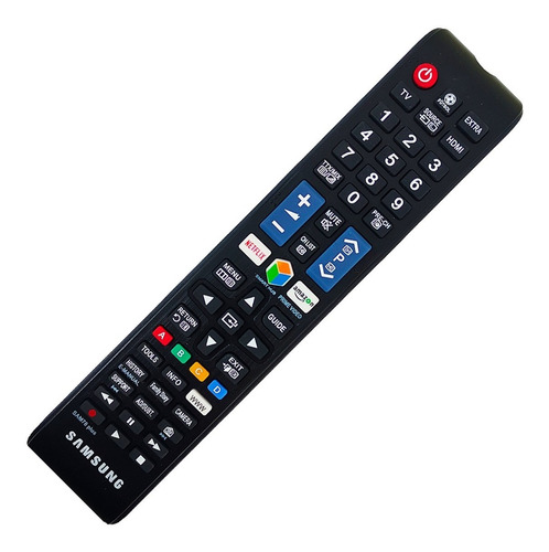 Imagen 1 de 10 de Control Remoto Samsung Smart Tv Grande + Funda Y Pila Gratis