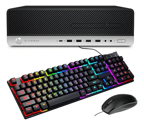 Cpu Pc Hp 800g3 Sff Core I5-6ta Gen 8g Ram 256g Ssd Dvd Wifi - Bueno (Reacondicionado)