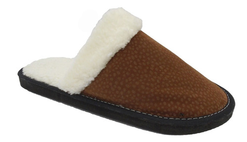 Pantuflas Hombre Cerradas Chinelas Corderito Carpincho