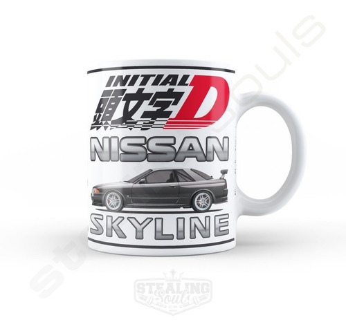 Taza Fierrera | Initial D | Nissan Skyline Bnr32 Gt-r 