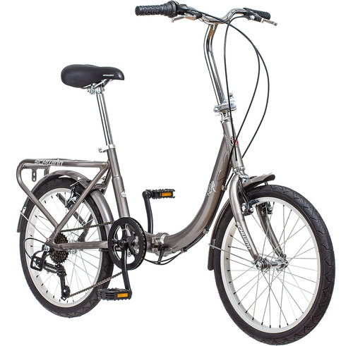 Schwinn Loop Bicicleta Plegable Adultos Ruedas 20 PuLG 7 Vel