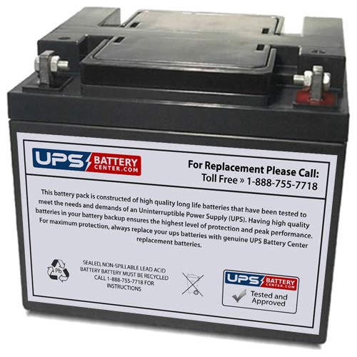 Bateria Repuesto 12 V 45 Ah Sealed Lead Acid T6 Terminal