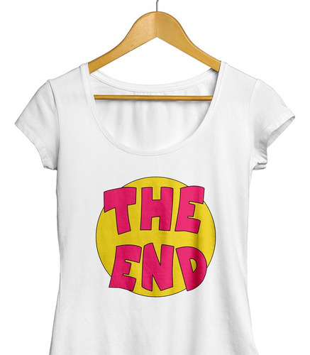 Remera The End Dibujo Animado Dama