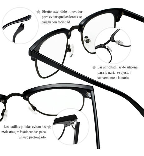 Lentes Fotocromáticos Computadora Hombre Mujer Anti Luz Azul