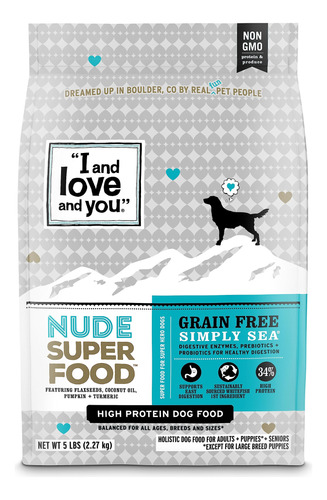Me Y Amor Y Usted Nude Food, Natural Grain Free  comida Par