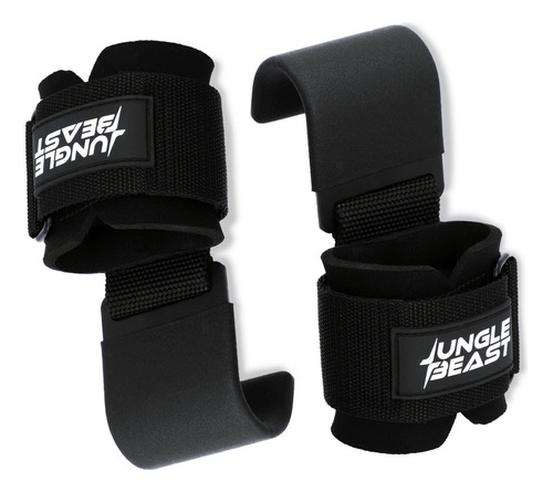 Jungle Beast - Straps De Gancho Para Gym Y Crossfit Color Negro
