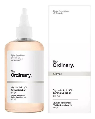 The Ordinary Solución Tonificante De Ácido Glicólico 240 Ml