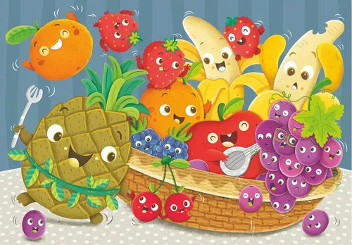 Rompecabezas de frutas sale