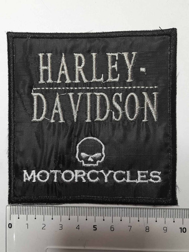 Parche Aplique Aplicacion Bordado Harley Davidson 10cm X1