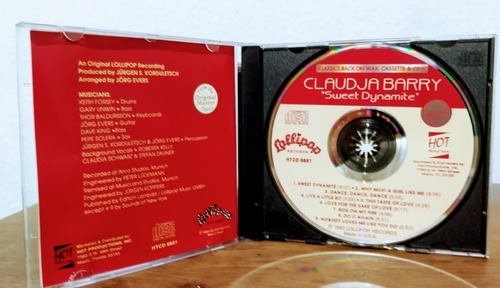 Cd Claudja Barry - Sweet Dynamite (made In Canadá) (Usado)