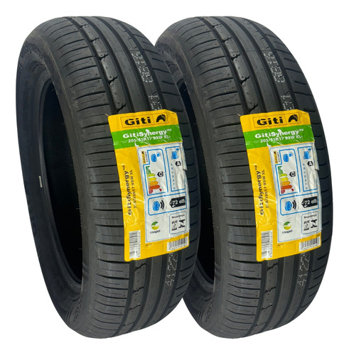Kit 02 Pneus 205/55r17 Giti Gitisynergy Suv 4x4 H2 95w Xl