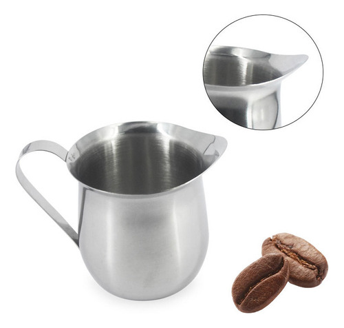 Y1b Cremera Lechera Acero Inoxidable Jarra Cafe 3 Onzas