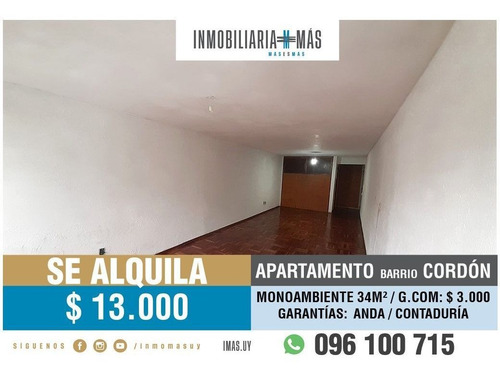 Imagen 1 de 11 de Alquiler Monoambiente Centro Montevideo Imas.uy N