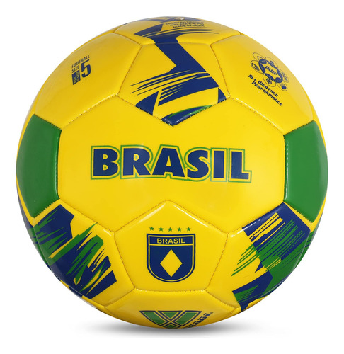 Vizari Balones De Fútbol De La Selección Nacional | Ocho . Color Brasil Amarillo