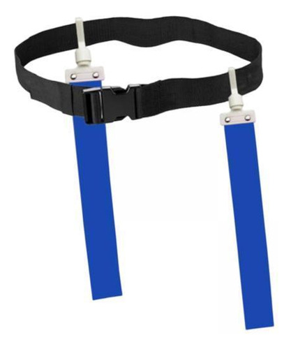 2 Cinturón De Cintura De Fútbol De Bandera, Cinturón Azul