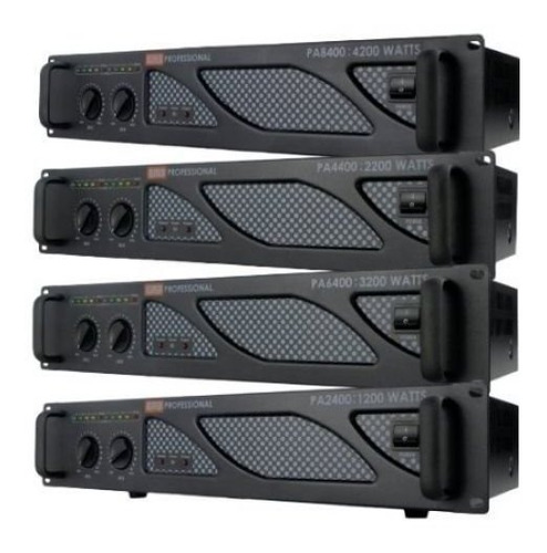 Emb Pro Pa8400 Montaje En Rack Profesional Dj Amplificador