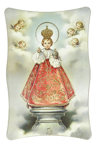 Cuadro Souvenir Niño Jesús Praga Religion Santo Virgen Deco