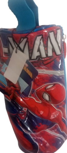 Cartuchera Tubo Spiderman Oficial Licencia 