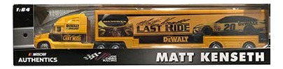 Authentics Matt Kenseth #20 Last Ride Trailer Hauler Camion
