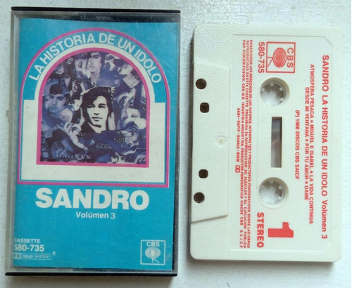 Sandro La Historia De Un Ídolo Vol 3 Cassette Arg / Kktus